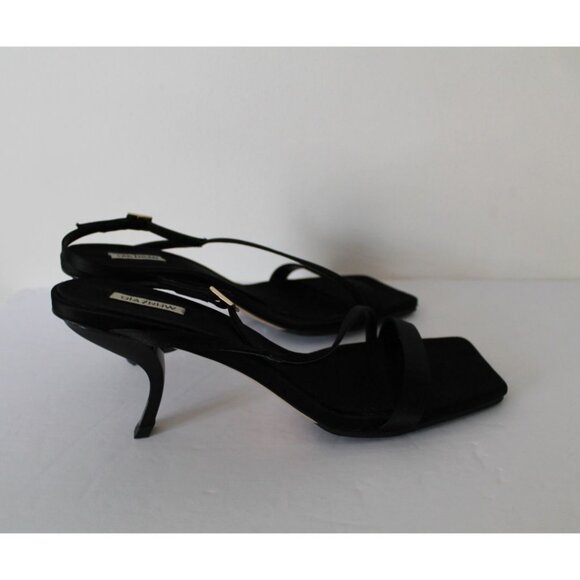 Gia Borghini Rosie 21 Satin Sandals Black Size EU 41/ US 11 - Picture 7 of 11